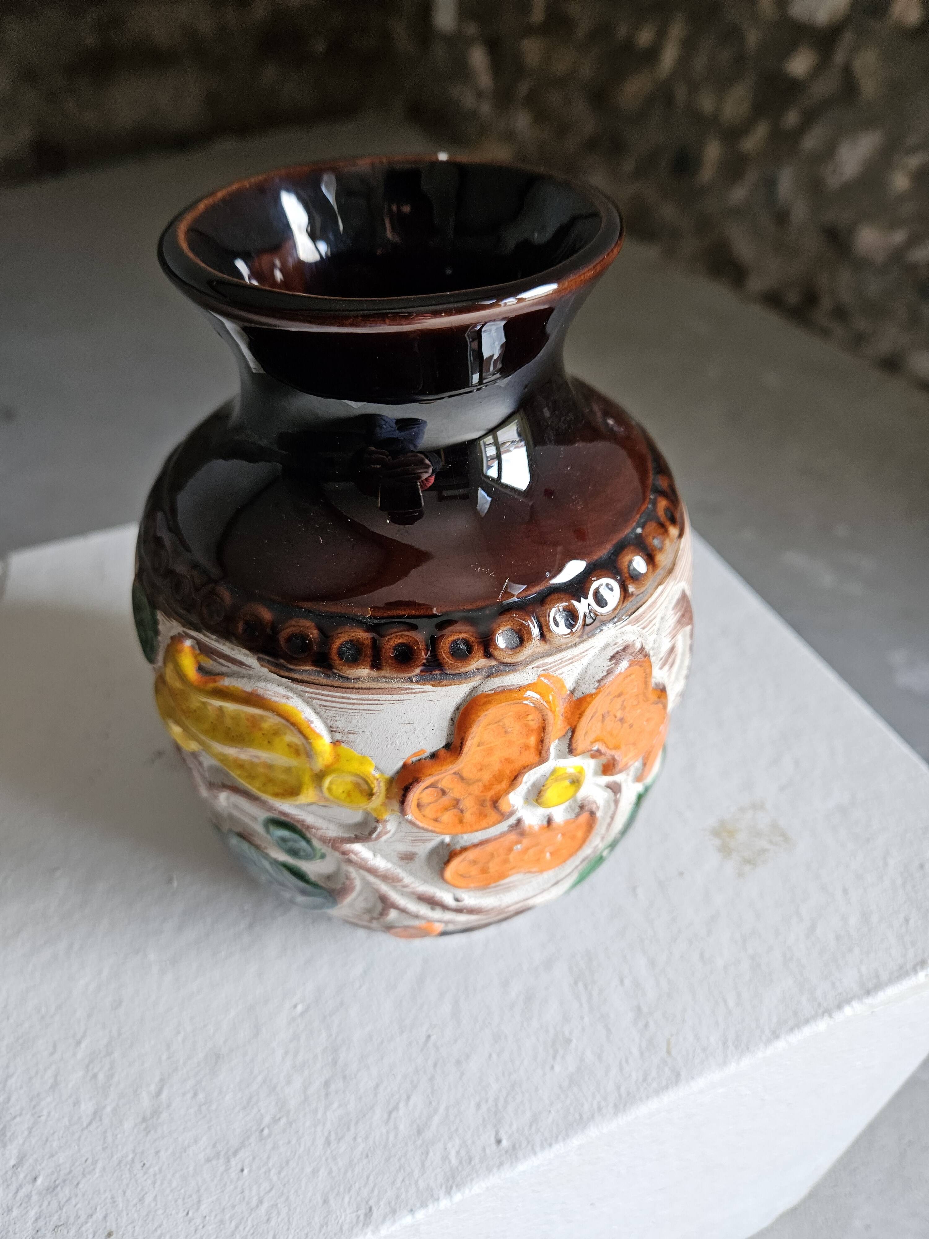 Ceramic vase 1930 keramik Bay West German