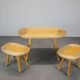 Ensemble de sièges en rotin de style mid-century par uluv, tchécoslovaquie, années 1960.