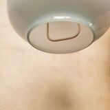 Blue opaline hanging lamp