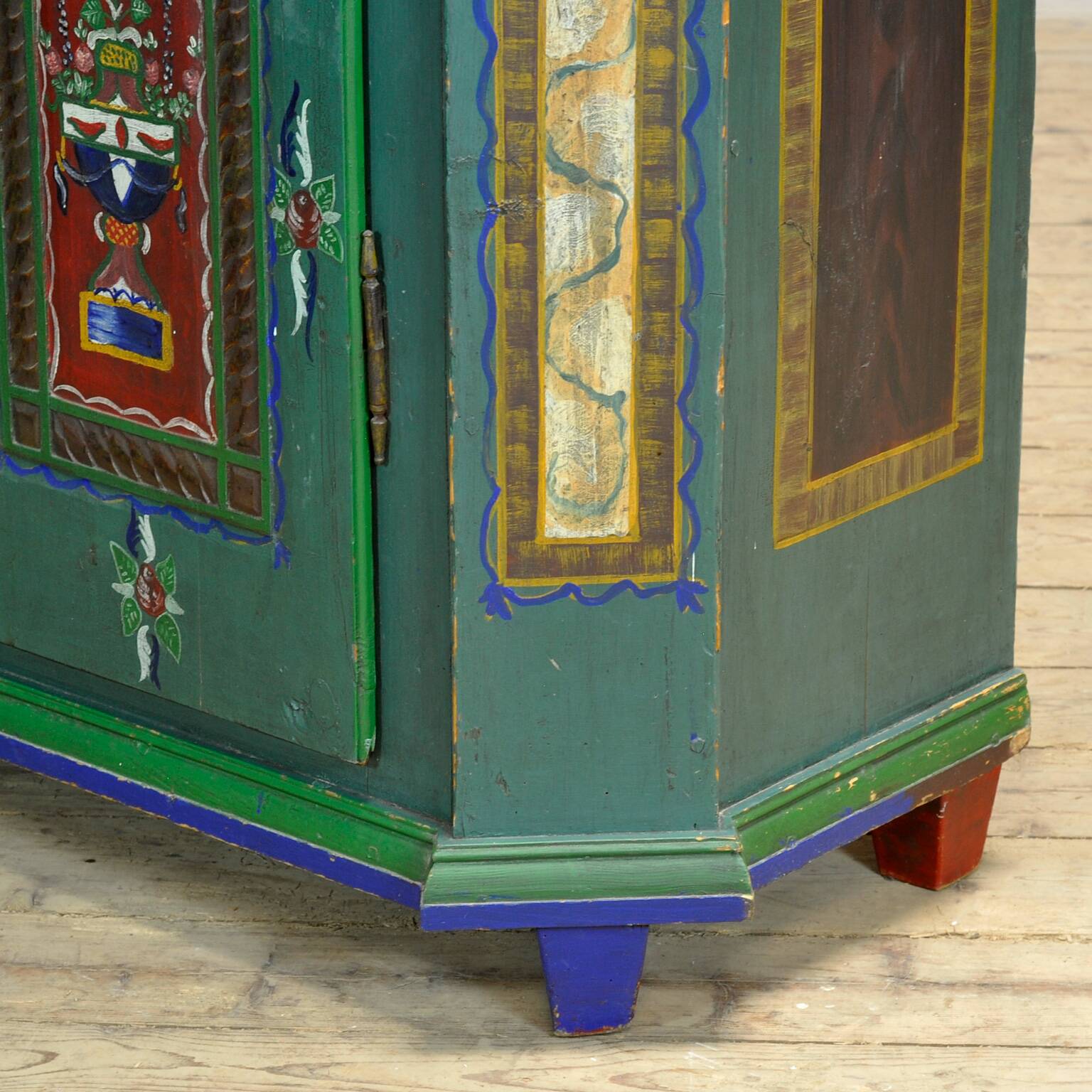 German bridal cabinet, dated 1852