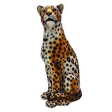 Leopard Statue Ceramic