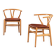 2 Wegner model Y chairs in beech