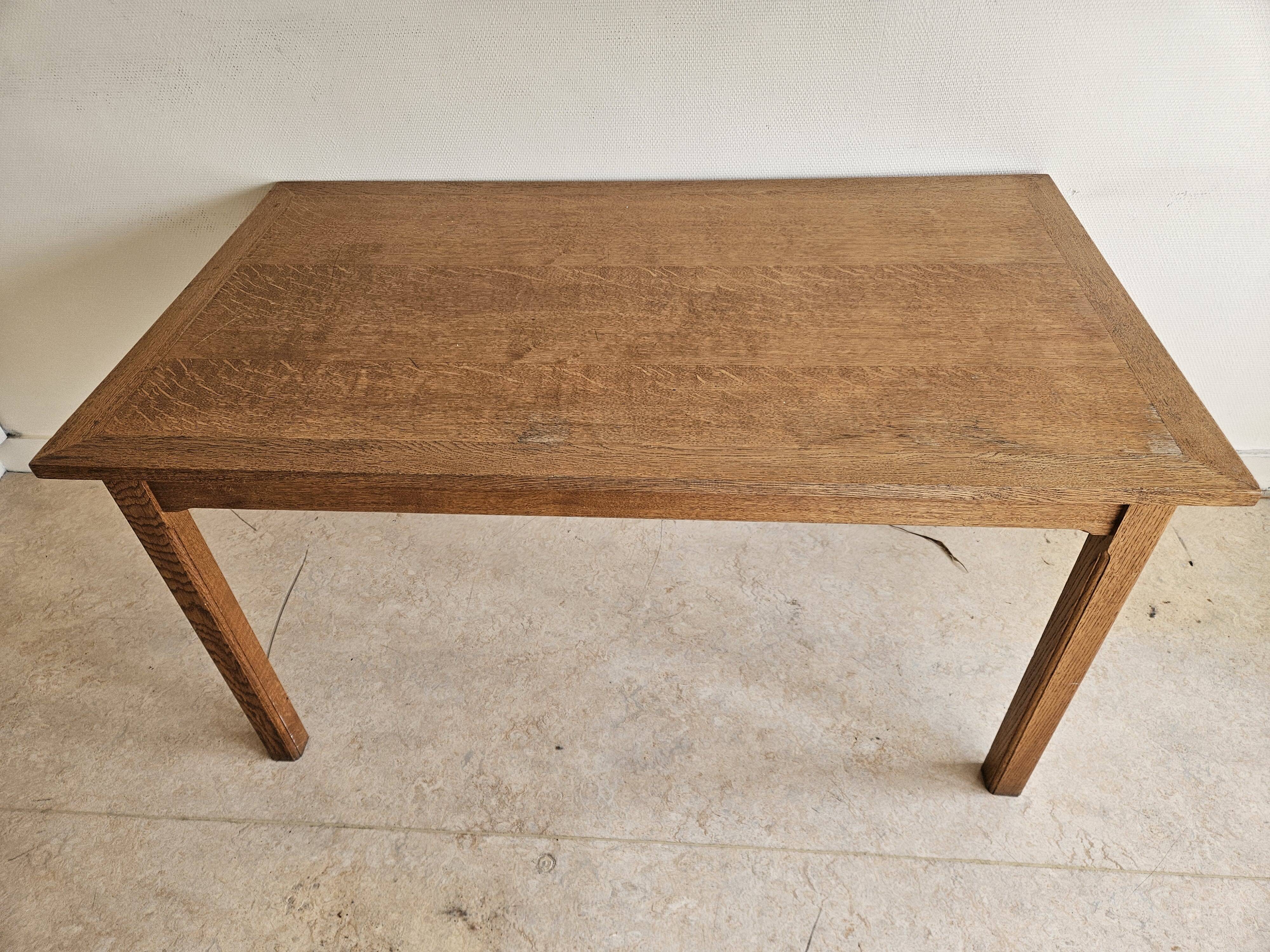 Old oak administrative table