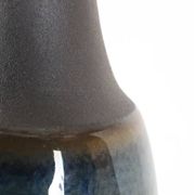 Søholm "1040" table lamp with jute lampshade / ceramic / mid-century / Danish modern design / 1960s / 1970s / Cloos & Co.