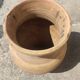 Terracotta garden jar
