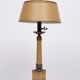 Large Metal Classical Greek Colum Table Lamp 1970 USA