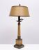 Large Metal Classical Greek Colum Table Lamp 1970 USA