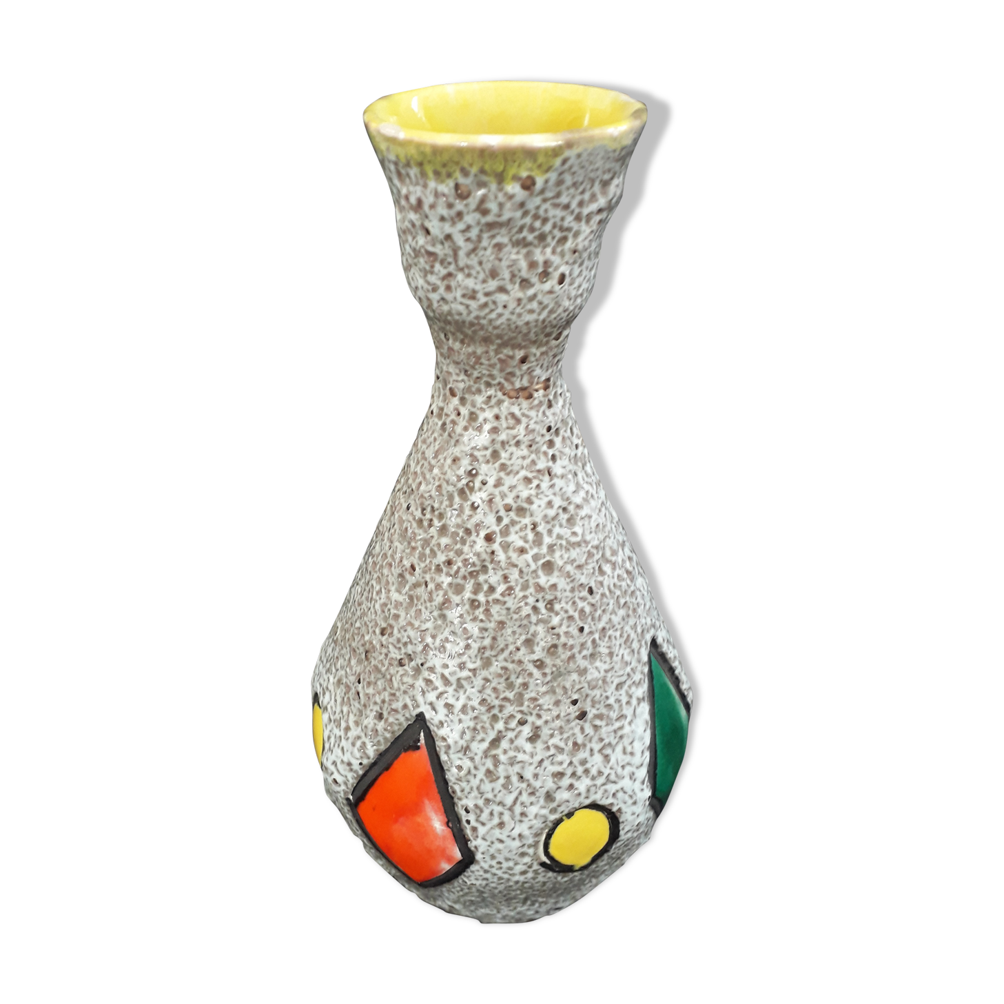 Vase soliflore céramique signé vallauris