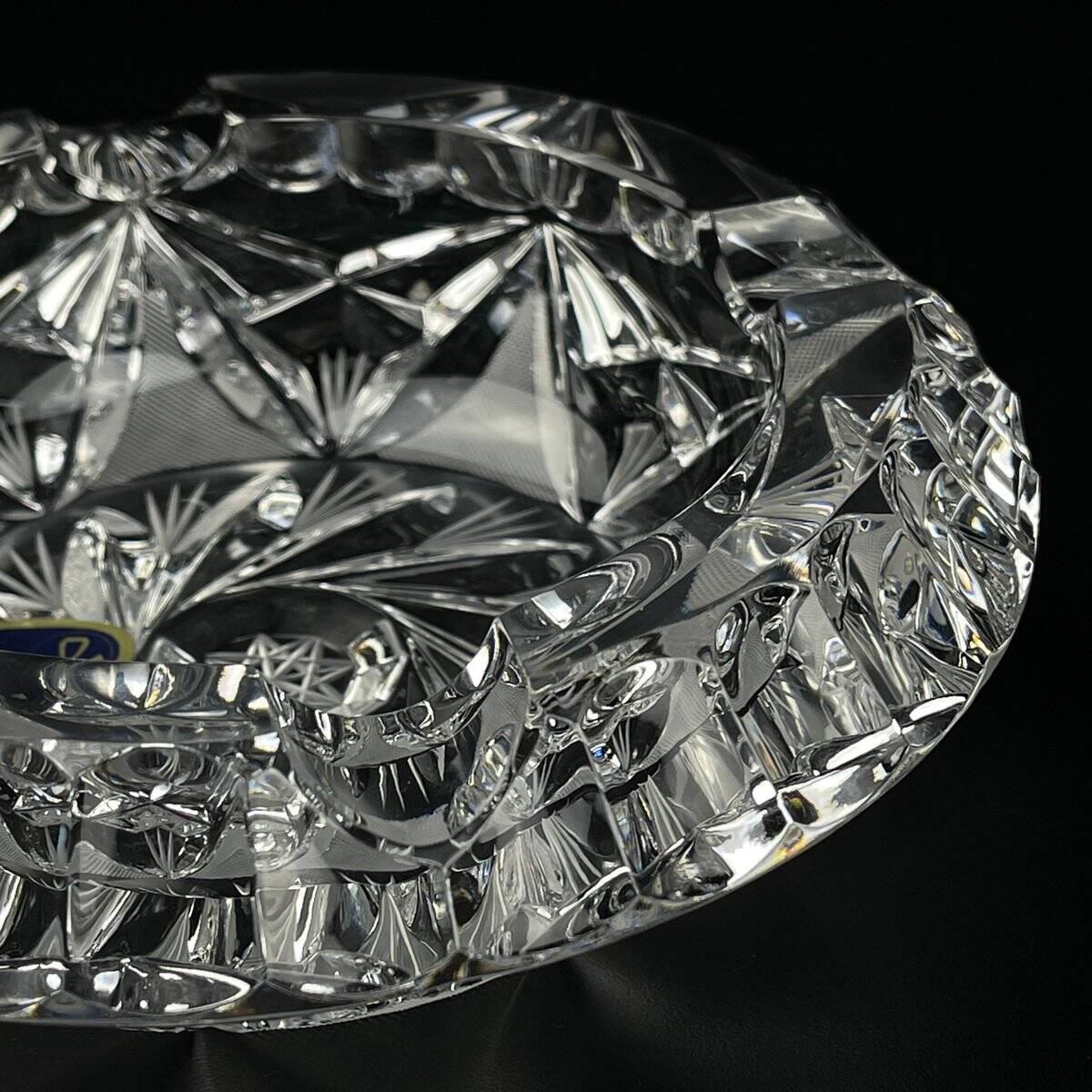 Bohemian glass ashtray by Bohemia Crystal, 1990s