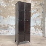 Industrial metal locker room