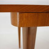 1940s Jindrich Halabala Extendable Dining Table in Walnut, Czechoslovakia