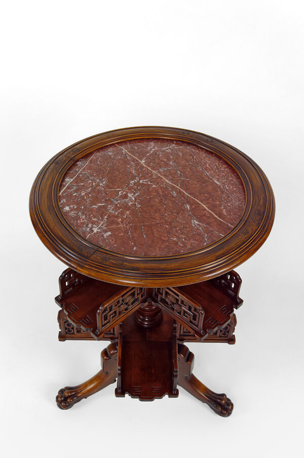 Guéridon tournant Japonisant, France, circa 1880