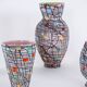 Set of ceramic vases, Italian design, 1960s, made in Italy