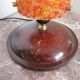 Vintage lampshade granite orange