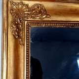 Frame and mirror circa 1830 47x41x6.5 cm gilded stucco wood SB618