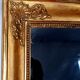 Frame and mirror circa 1830 47x41x6.5 cm gilded stucco wood SB618