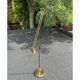 Lampe de sol en laiton vintage réglable avec variateur
