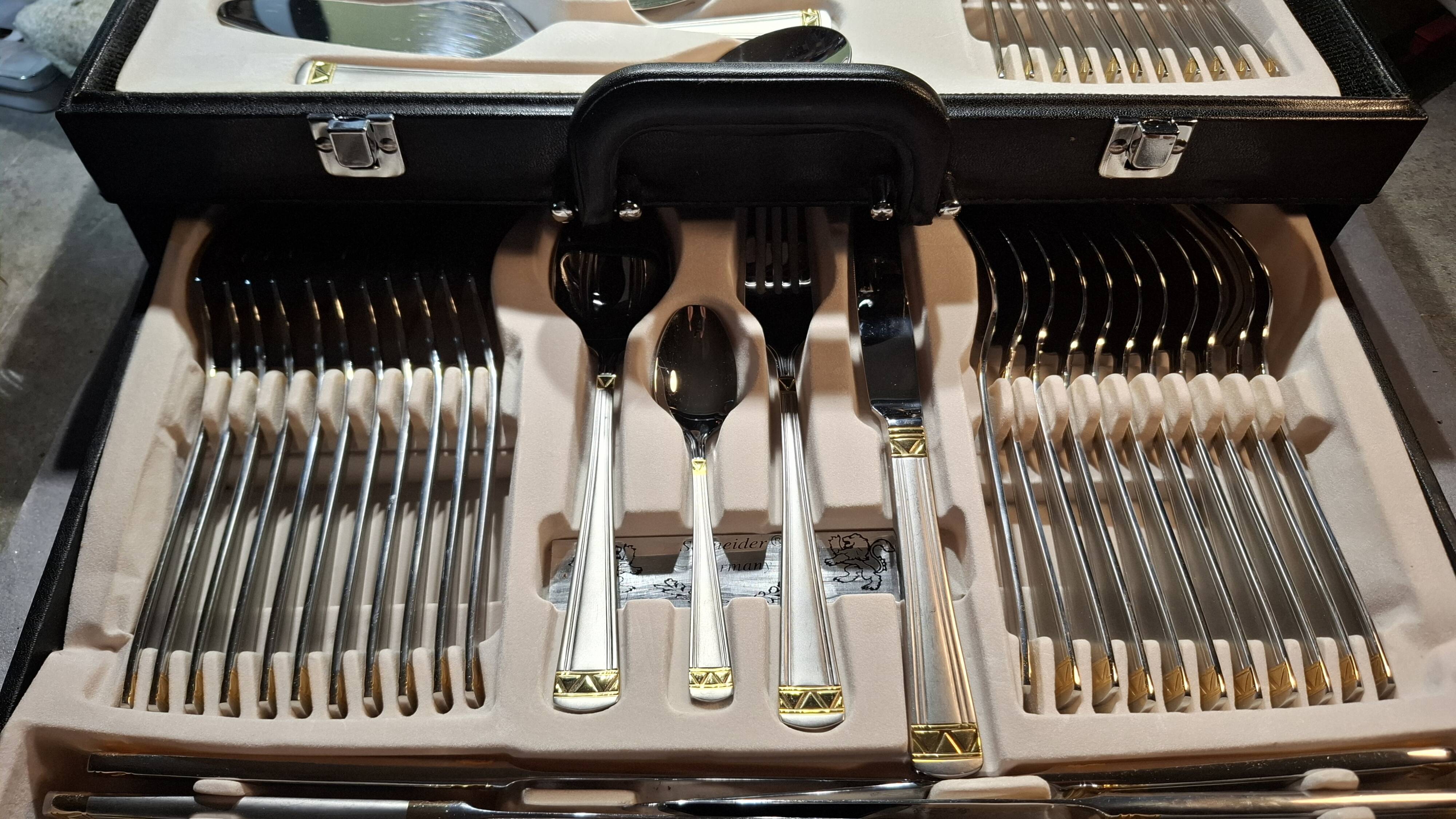 New complete Schneider cutlery set