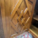 Hunting-style buffet in cherry wood