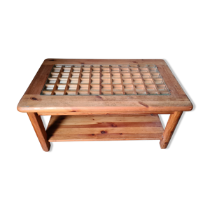 Table basse en bois avec