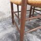 Paire de fauteuils rustique en chêne