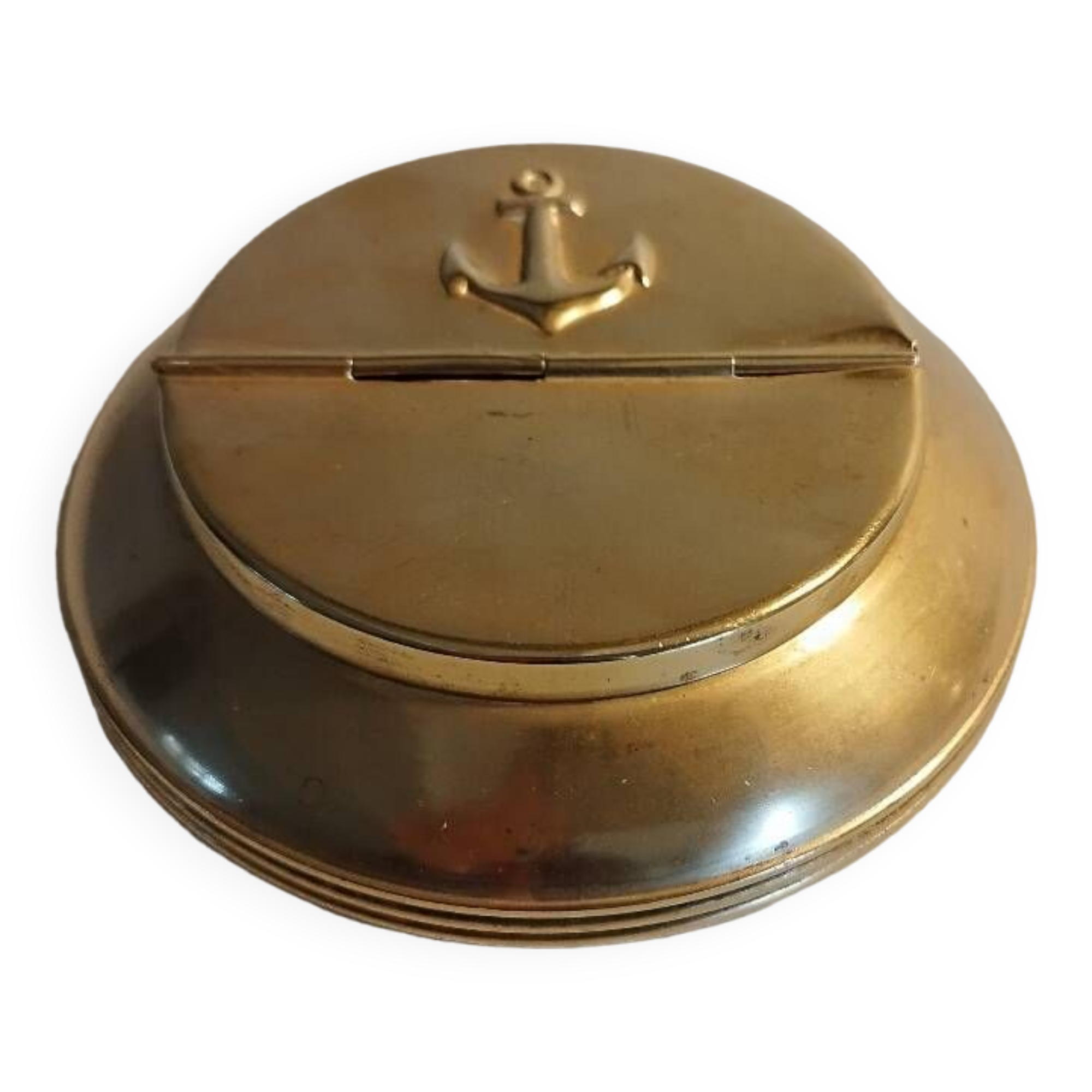 Marine brass ashtray