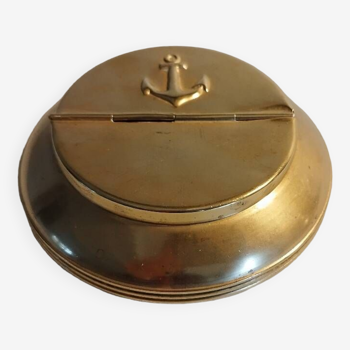 Marine brass ashtray