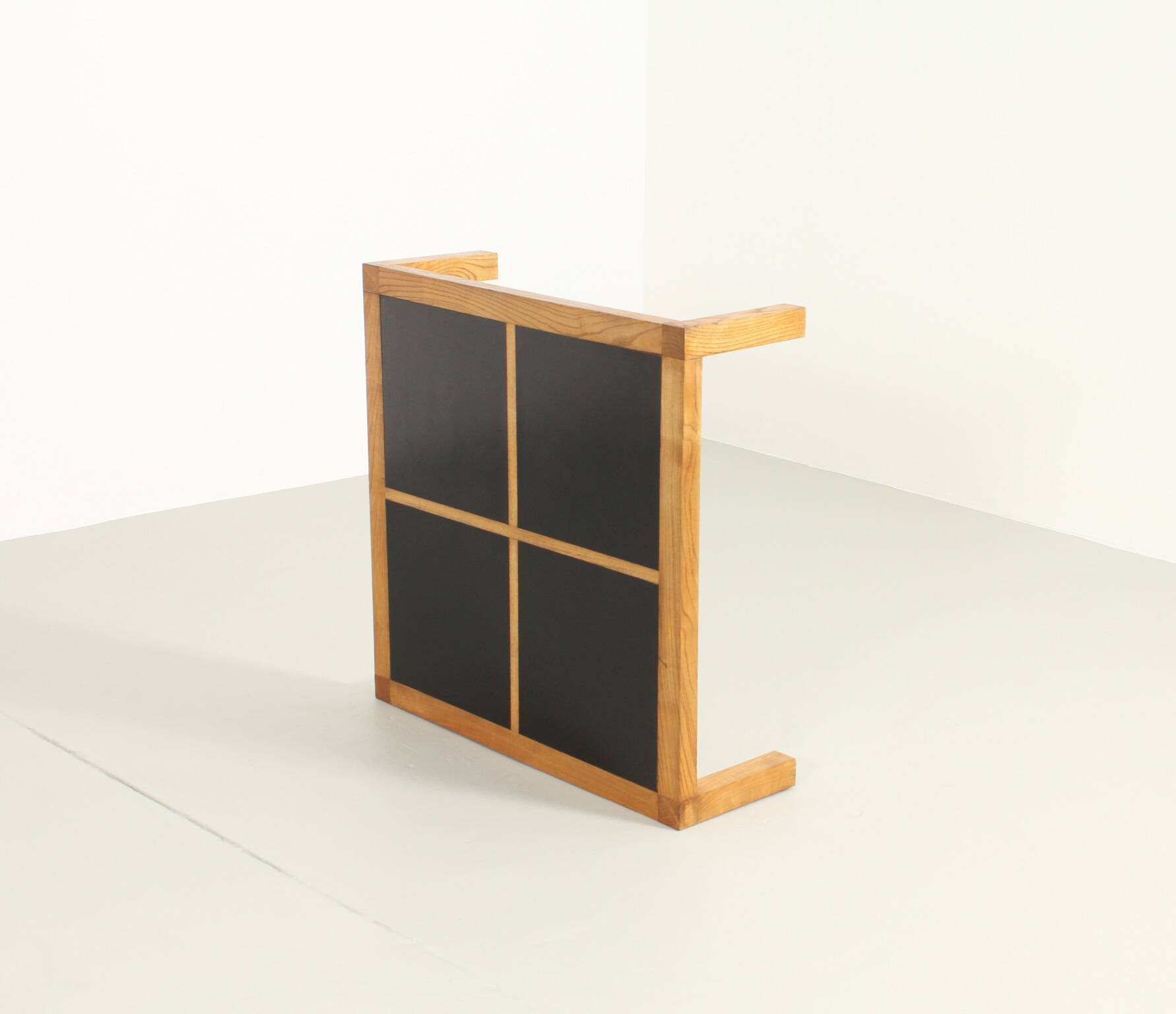 Coffee table or side table in pine and laminate, France, 1970s