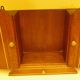 Art Deco extra furniture 1920/1940 to install or fix, wooden, central mirror, 2 doors, 1 drawer