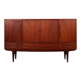 Teak highboard, Danish design, 1960s, designer: Johannes Andersen