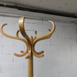 Baumann honey-colored parrot coat rack, 1970