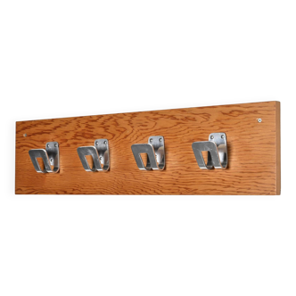 Wall coat rack by Pierre Guariche for La Plagne, around 1968.