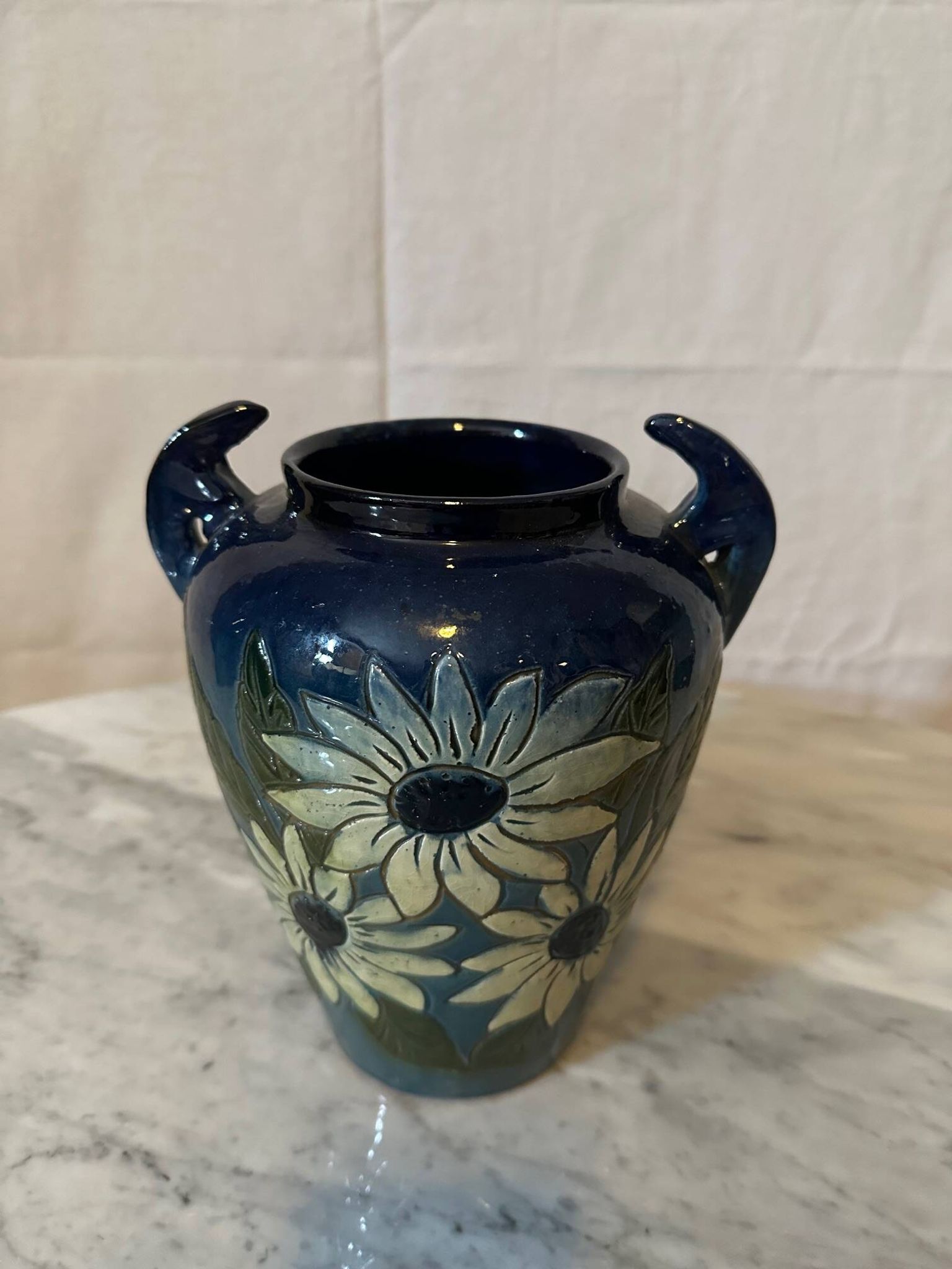 Vase en terre cuite vernissée