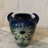 Glazed terracotta vase