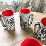 7 cups Vallauris fatlava
