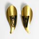 Two original Mid Century Modern brass sconces