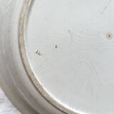 Deep earthenware dish "Campanule" Saint Amand et Hamage