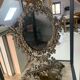 Psyche mirror in brass
