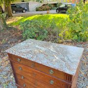 Louis XVI Style Mahogany Chest of Drawers, 19th Century