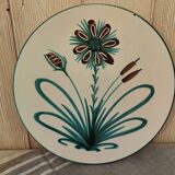 Large flowery dish by Robert Picault's workshop