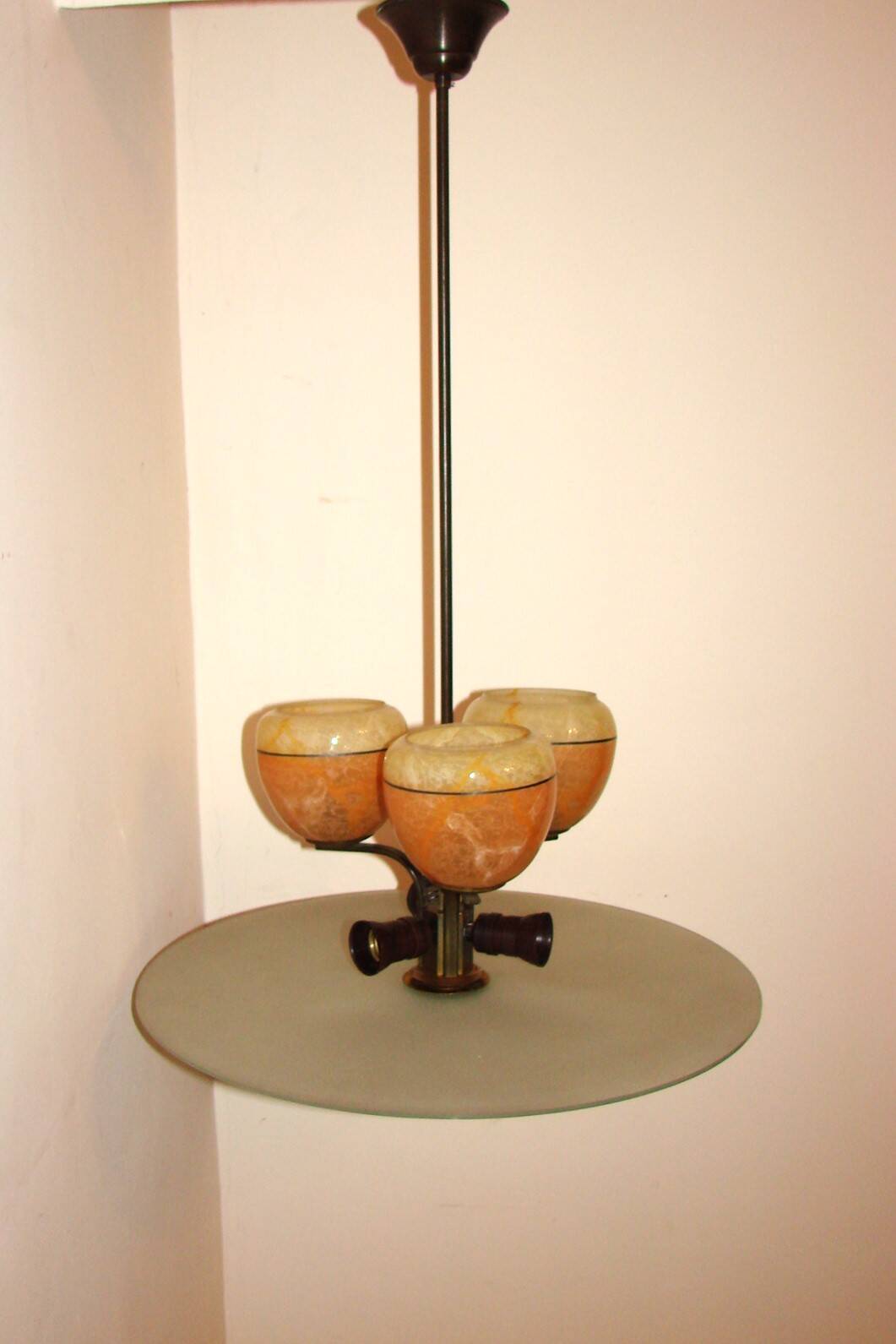 Art deco chandelier, 1930s