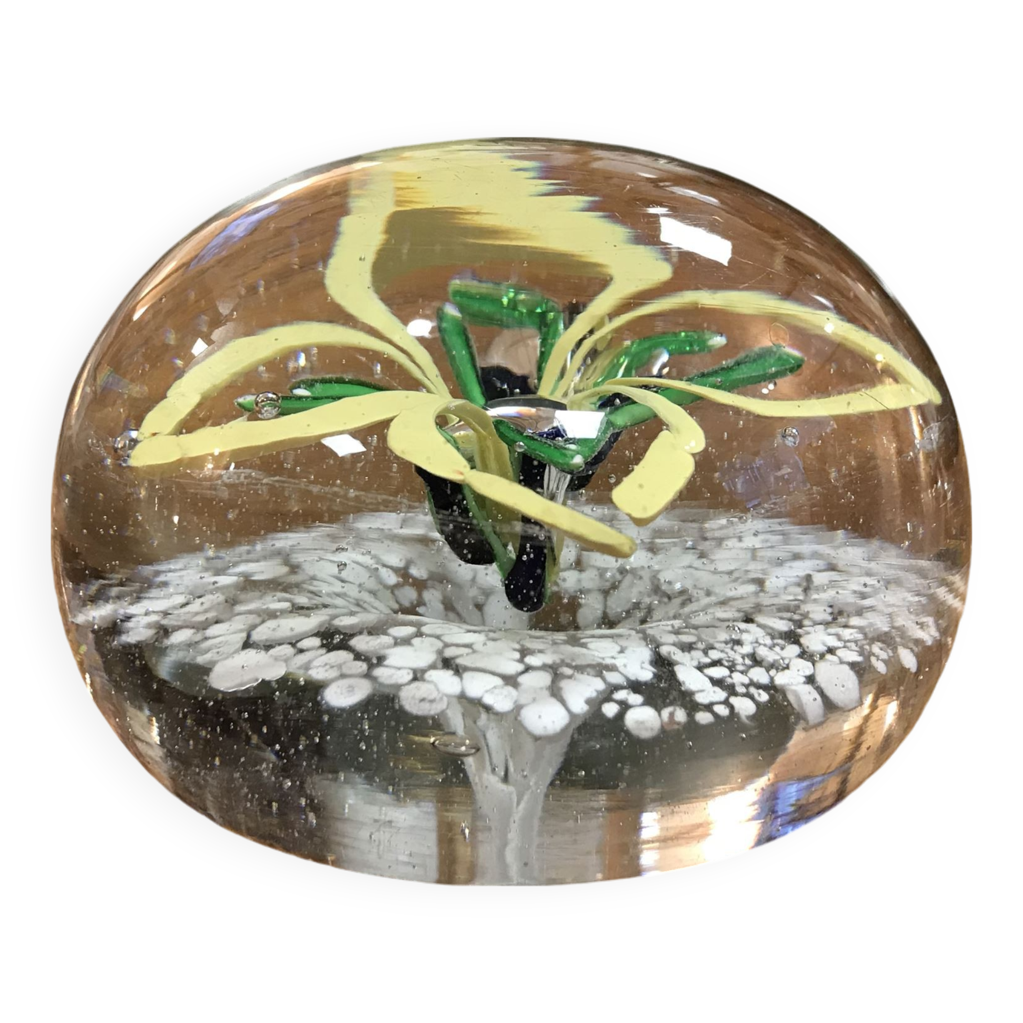 Sulphide - glass paperweight