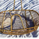 Vintage rattan couffin