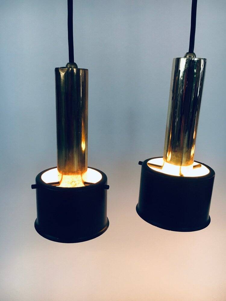 Italian pendant lamps, Italy, 1960s, set of 4