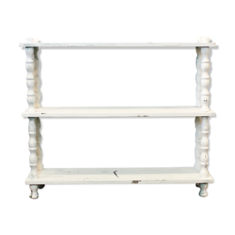 1940's White wall shelving unit