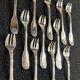 Christofle vendome 12 oyster forks silver metal