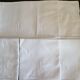 Lot de 6 serviettes anciennes brodées
