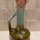 Large Art Nouveau barbotine vase