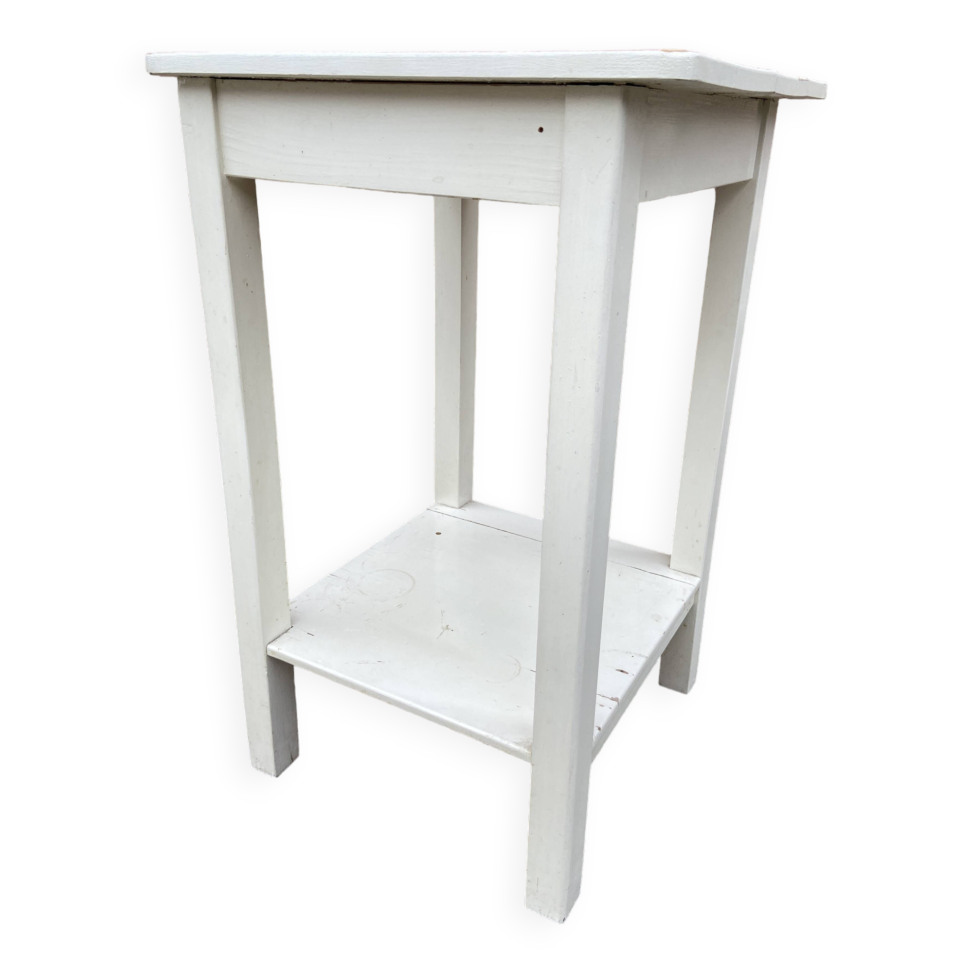 Table d’appoint style billot ancien