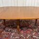 Round cherry wood table, 6 feet, Louis Philippe style with 2 extensions.